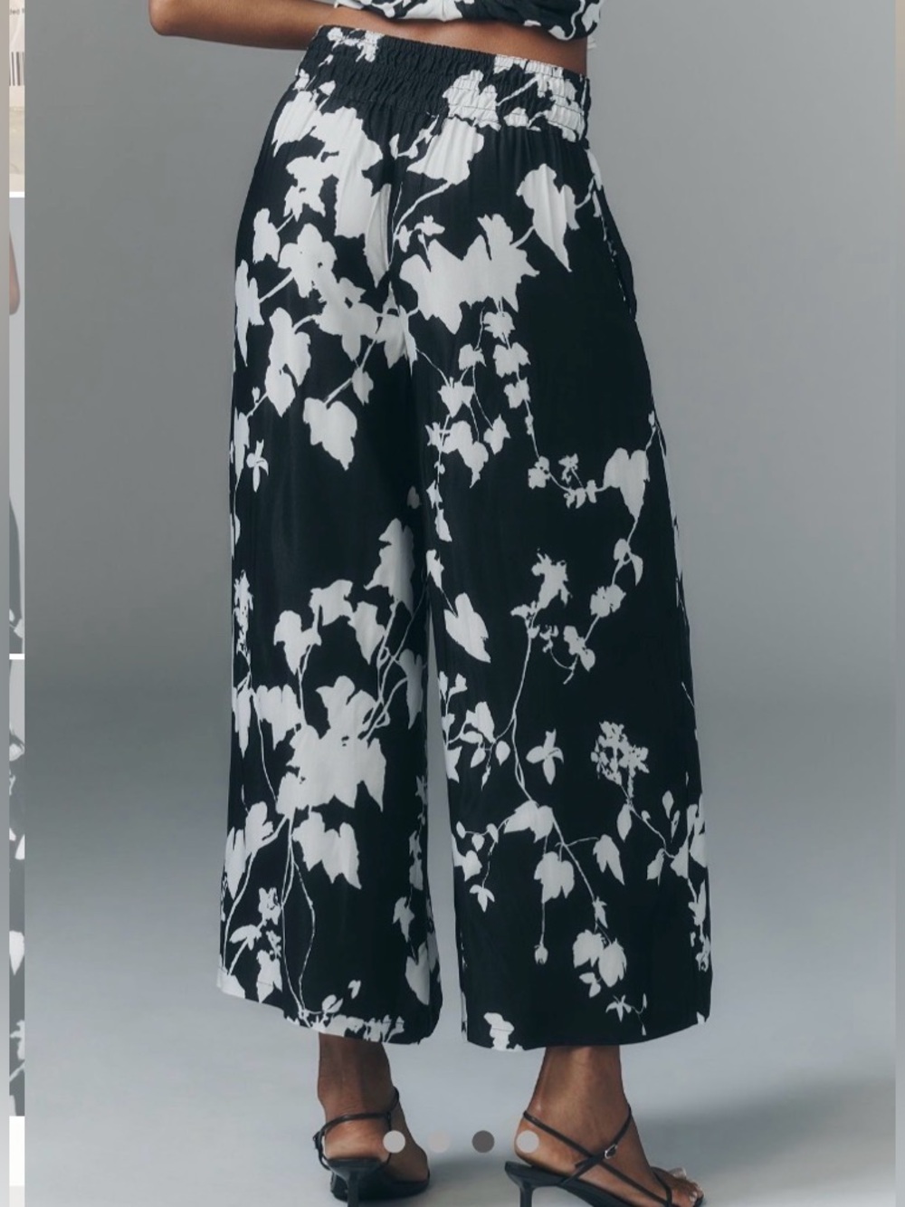 THE SOMERSET SILKY FLORAL PANT - Picture 4 of 8